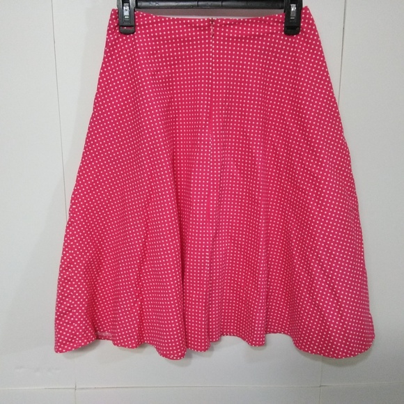 Lacoste Red White Polka Dot Skirt - Picture 3 of 6